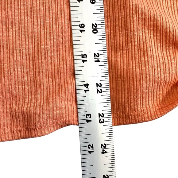 Old Navy Long Sleeve Luxe Crew Neck Top Apricot Color, Small NWT - Picture 8 of 9